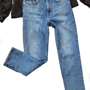 Rag & Bone Wren High Rise Slim Straight